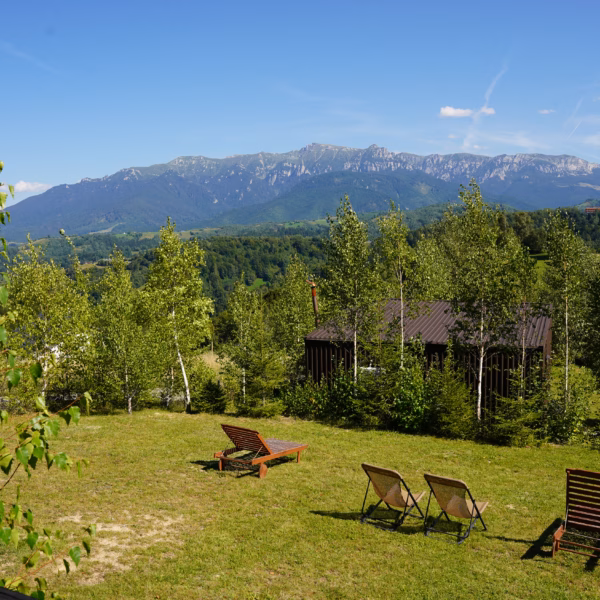 Relaxare cu vedere spre munte